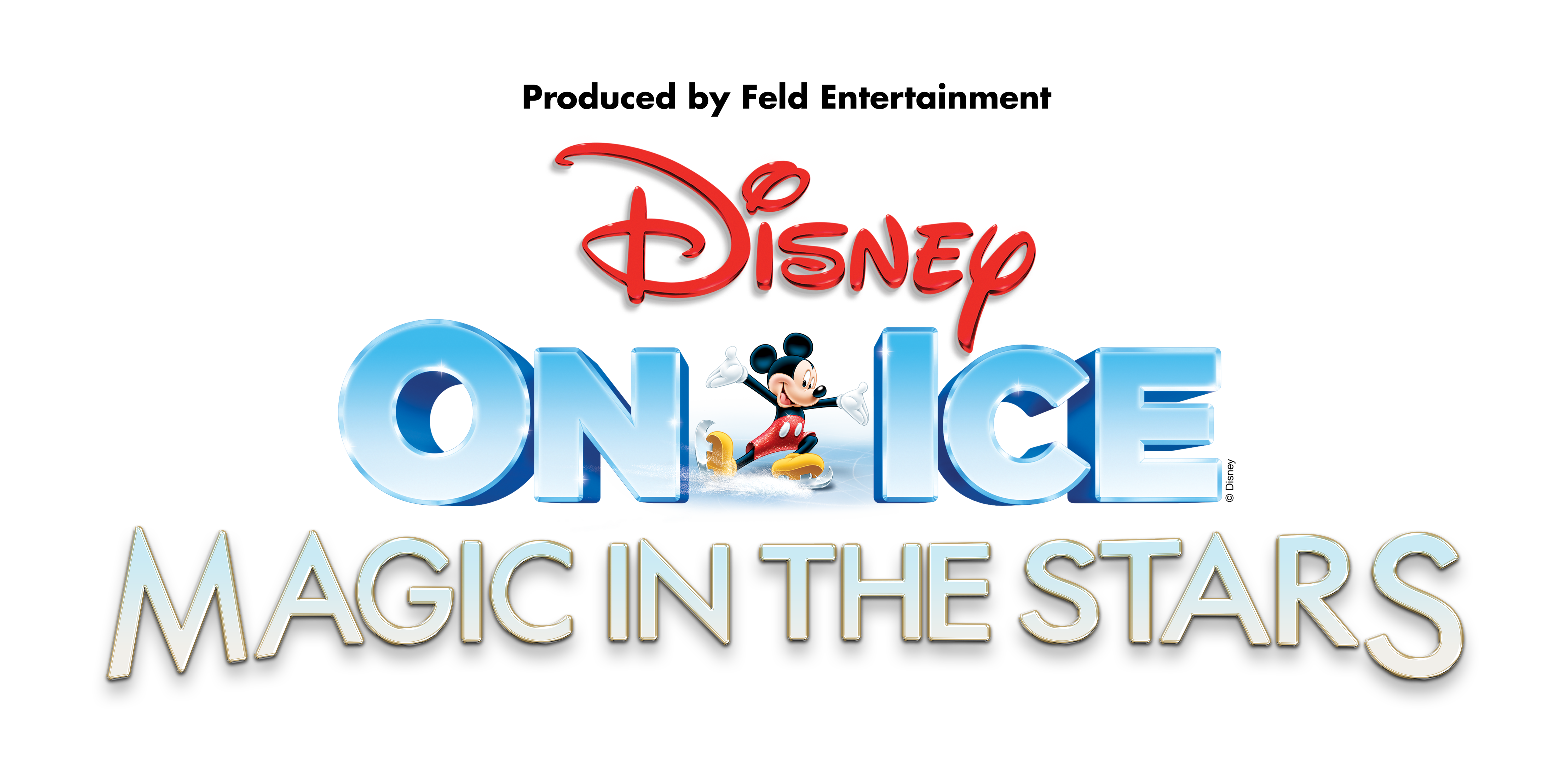 Logo for "Disney On Ice: Magic in the Stars" produced by Feld Entertainment