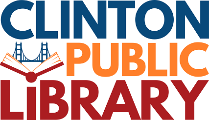 Clinton Public Library logo which links to the home page