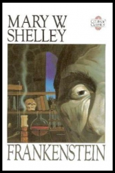 "Frankenstein" book cover